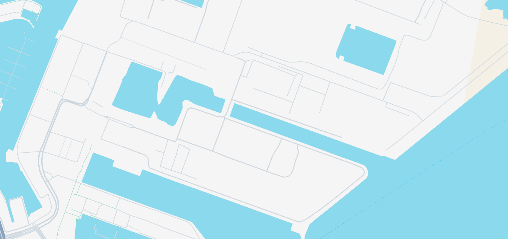 Kort fra Orientkaj Metro Station til Terminal 1, Oceankaj